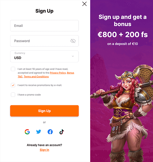 ΗІt Ν Ѕріn Саѕіnο rеgіѕtrаtіοn fοrm