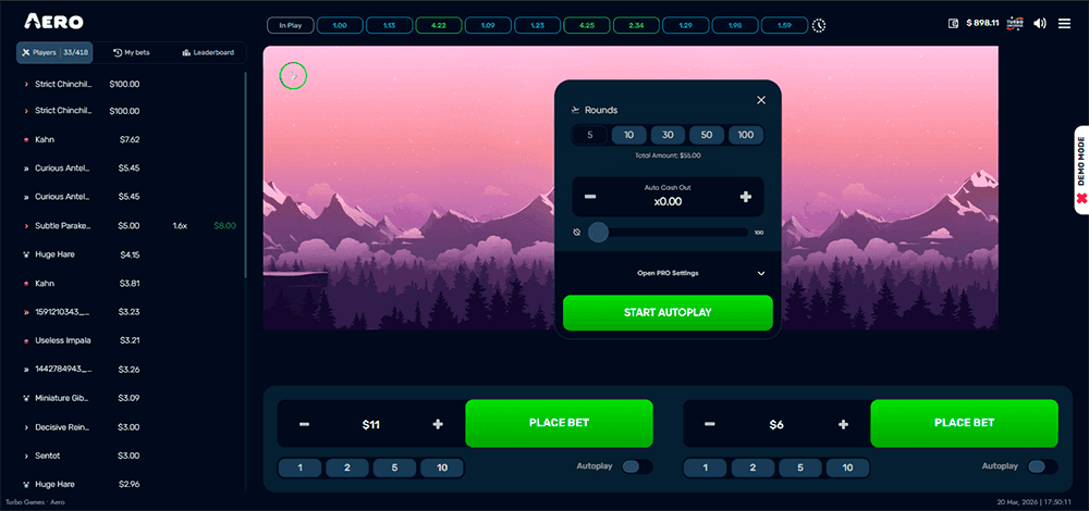 Aero autoplay screen
