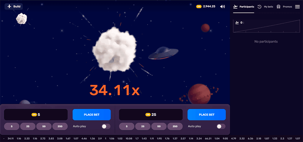 Aviatrix crash screen