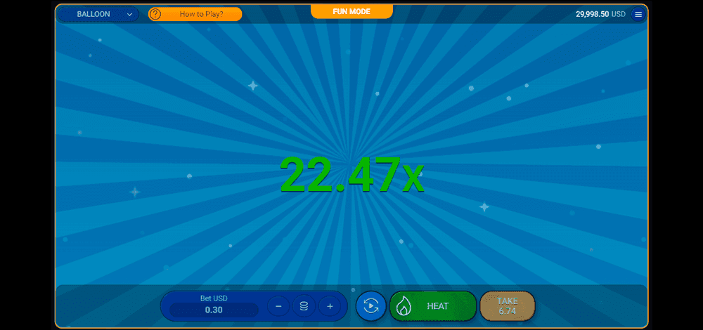 Balloon win screen