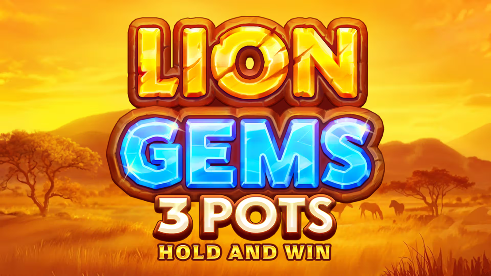 Lion Gems 3 Pots: Hold and Win